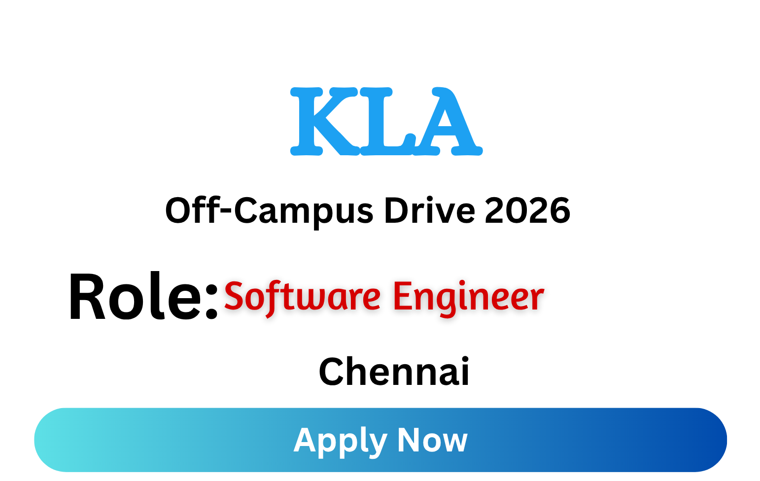 KLA Off-campus Drive 2026