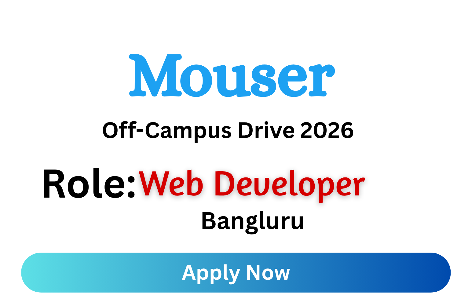 Mouser Off-campus Drive 2026
