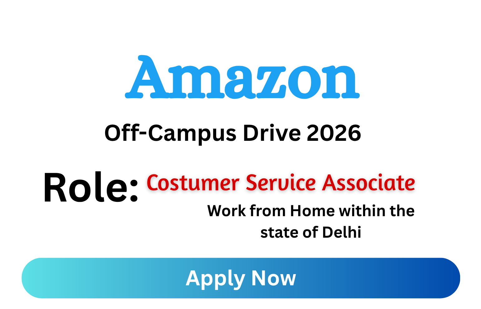 Amazon Off-campus Drive 2026