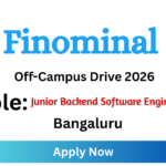 Finominal Off-campus Drive 2026