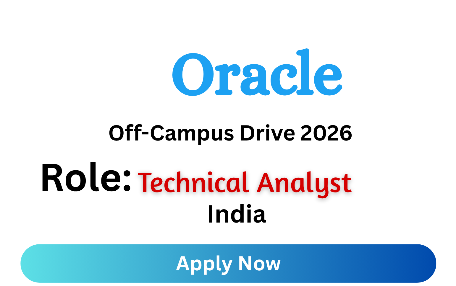 Oracle Off-campus Drive 2026