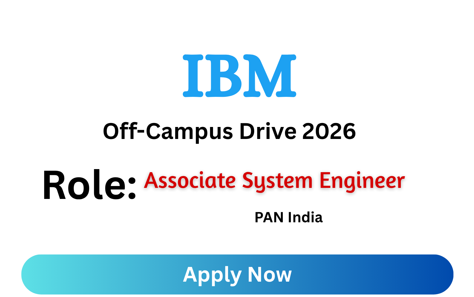 IBM Off-campus Drive 2026