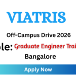 VIATRIS Off-campus Drive 2026