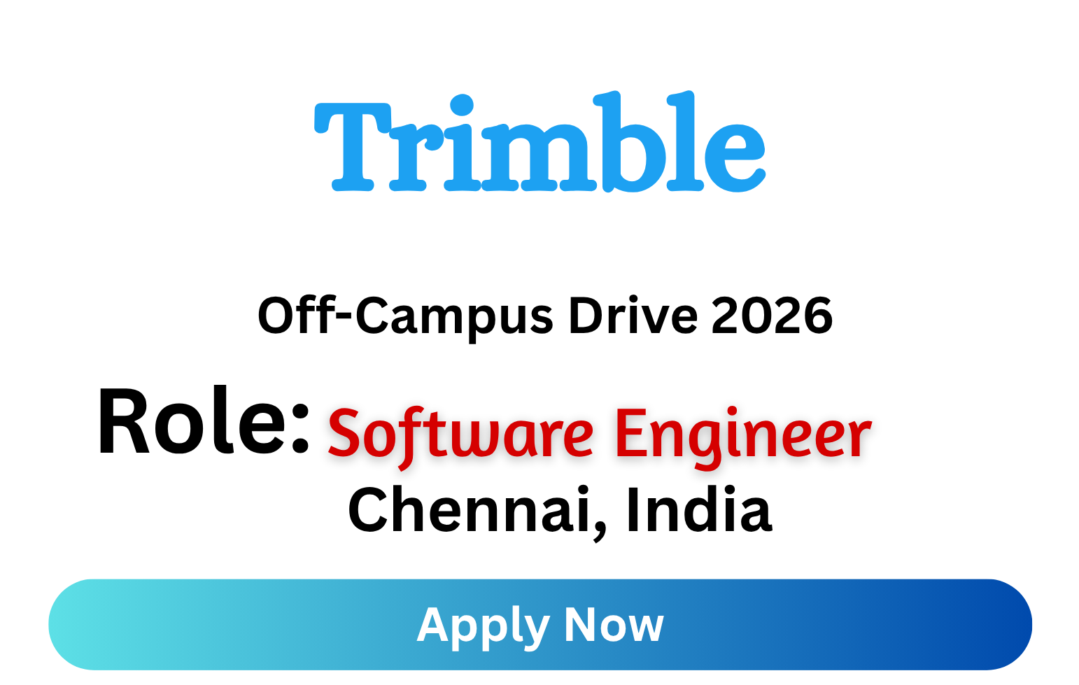Trimble Off-campus Drive 2026