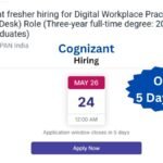 Cognizant Off-campus Drive 2026