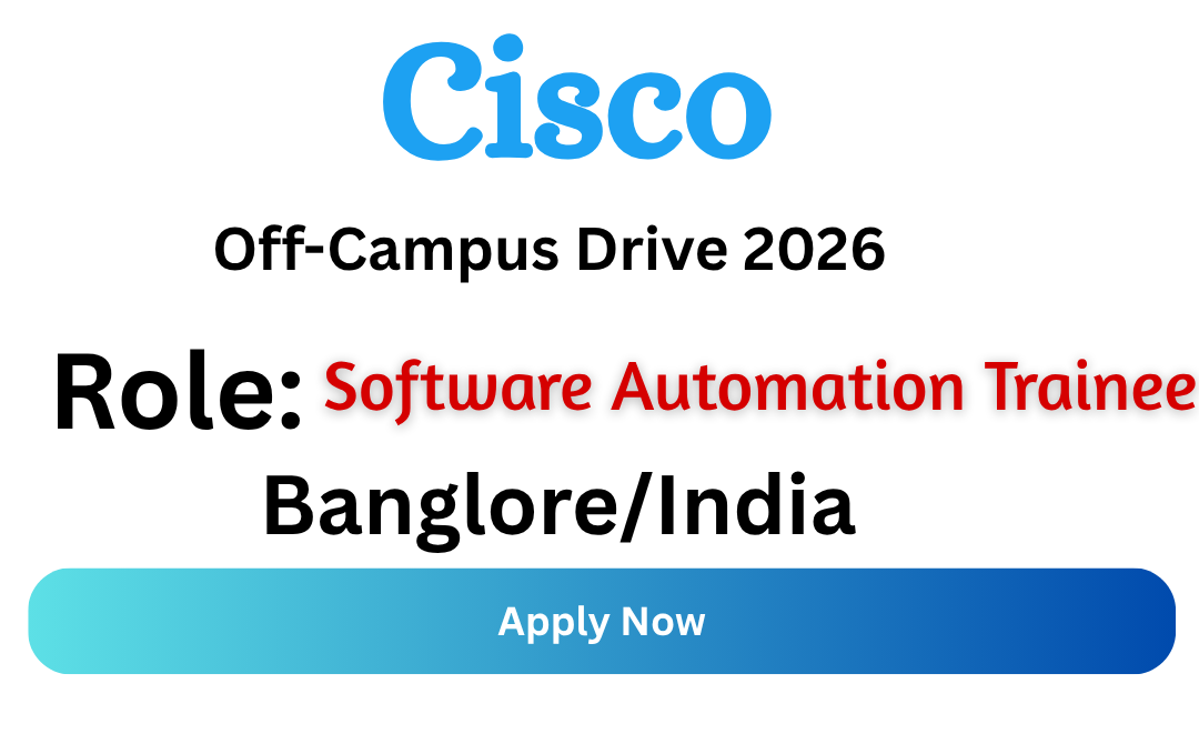 Cisco Off-campus Drive 2026