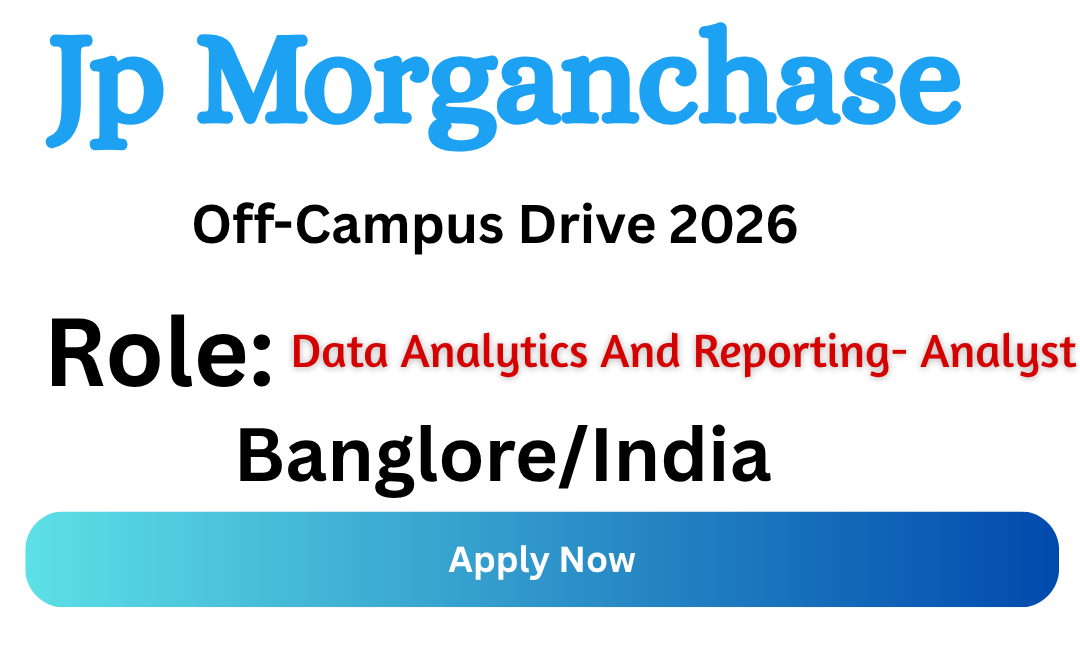 Jp Morganchase Off-campus Drive 2026