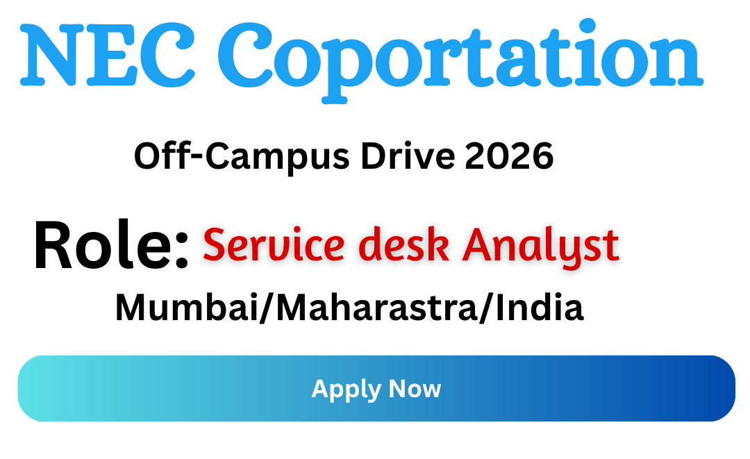 NEC Corporation Off-campus Drive 2026