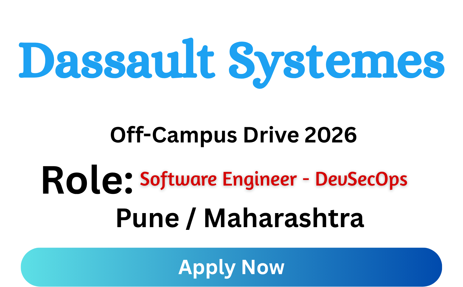 Dassault Systemes Off-campus Drive 2026