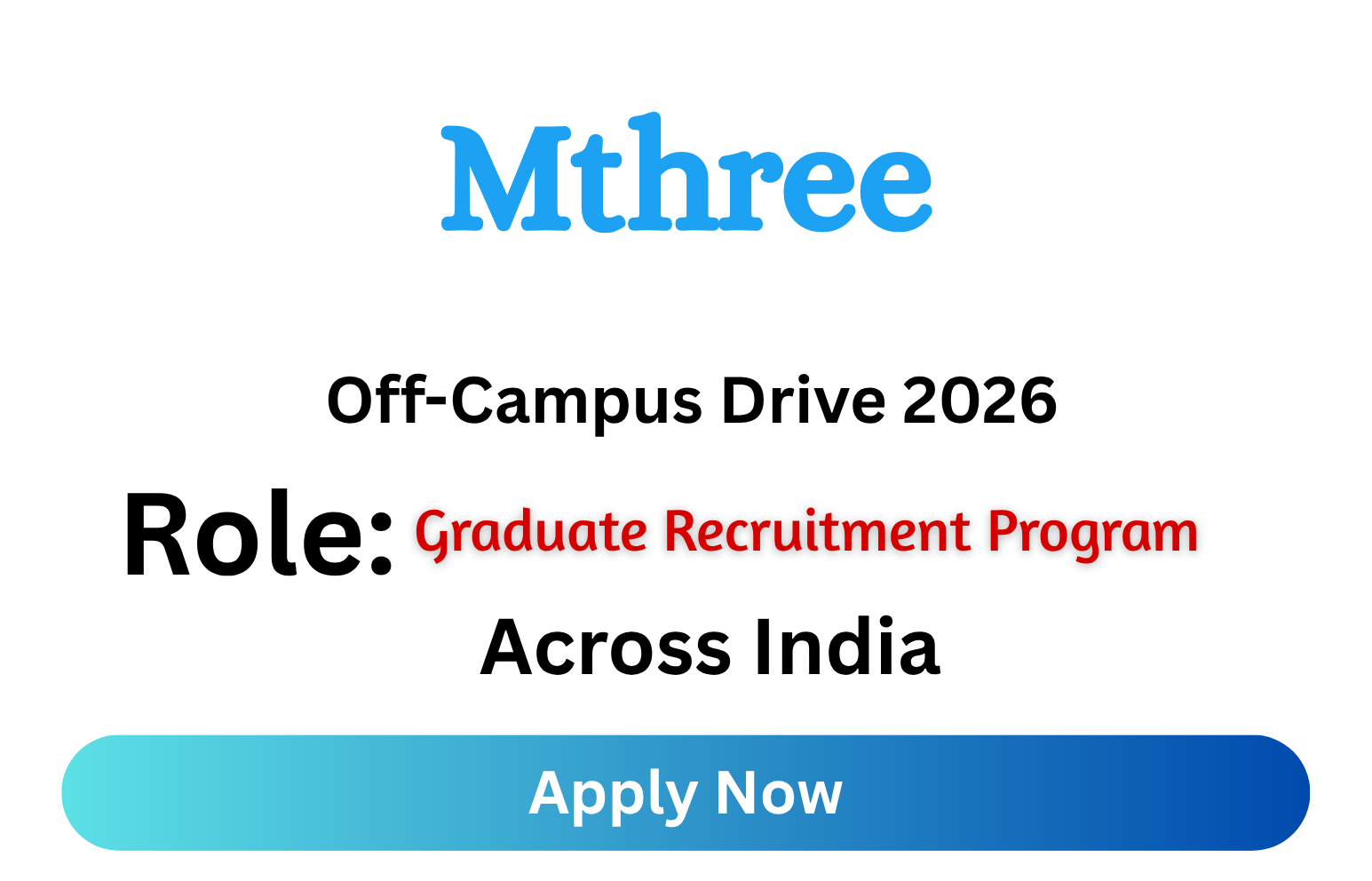 Mthree Off-campus Drive 2026