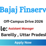 Bajaj Finserv Off-campus Drive 2026