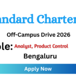 Standard Chartered Off-campus Drive 2026
