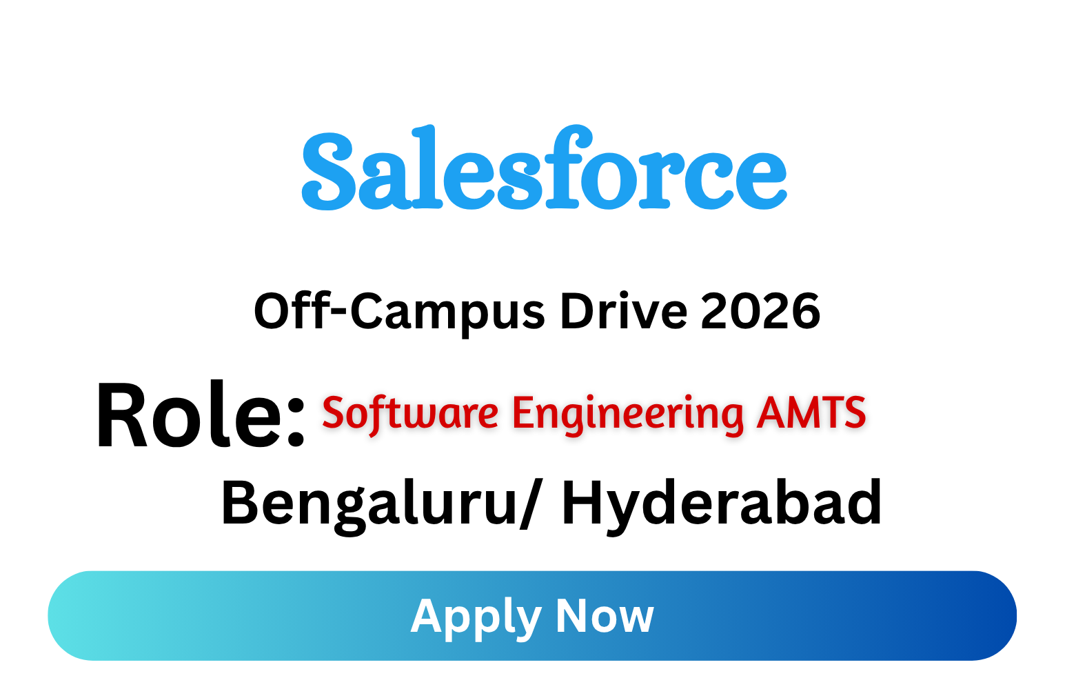 Salesforce Off-campus Drive 2026