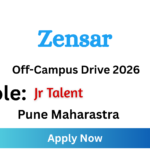 Zensar Off-campus Drive 2026