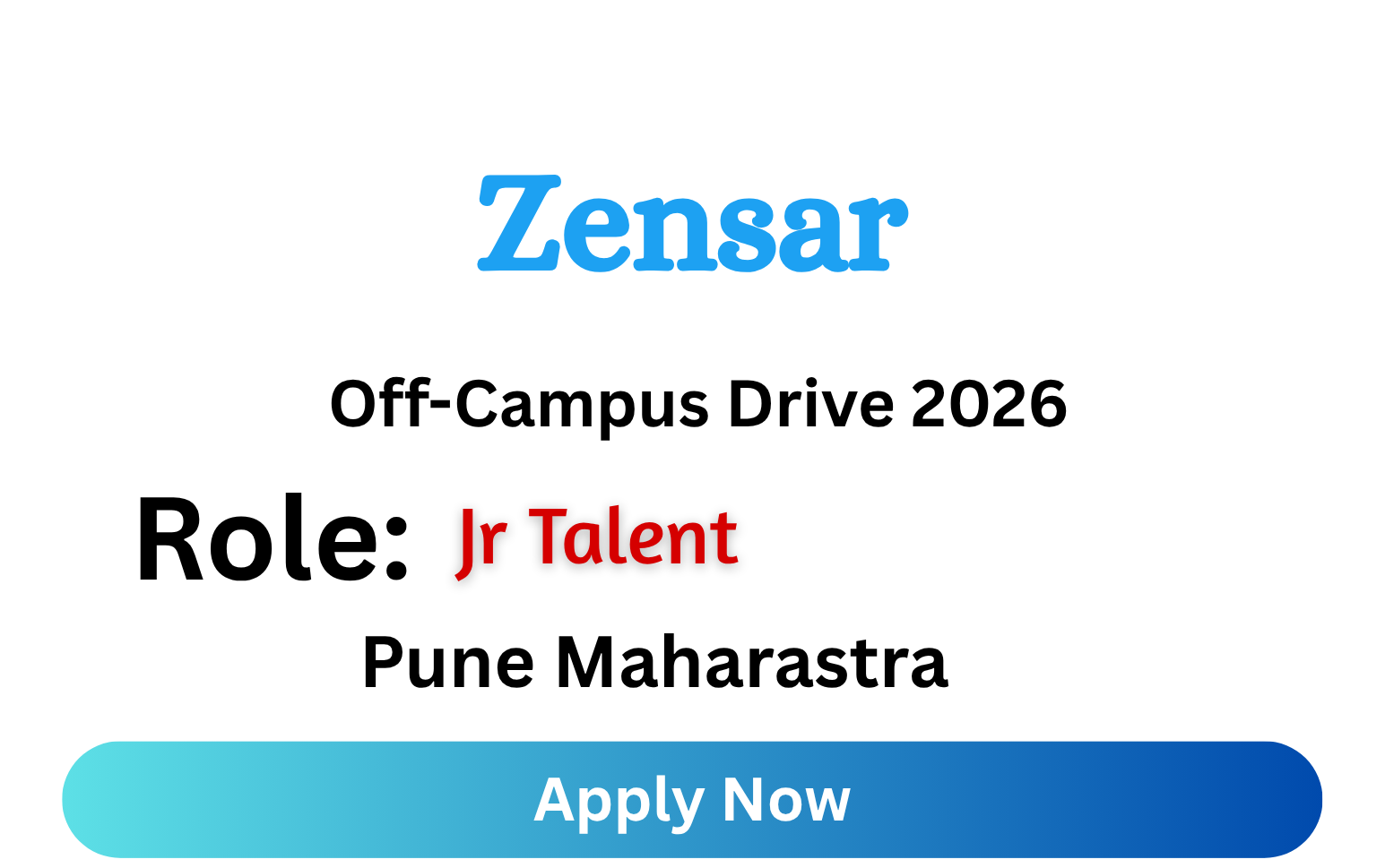Zensar Off-campus Drive 2026