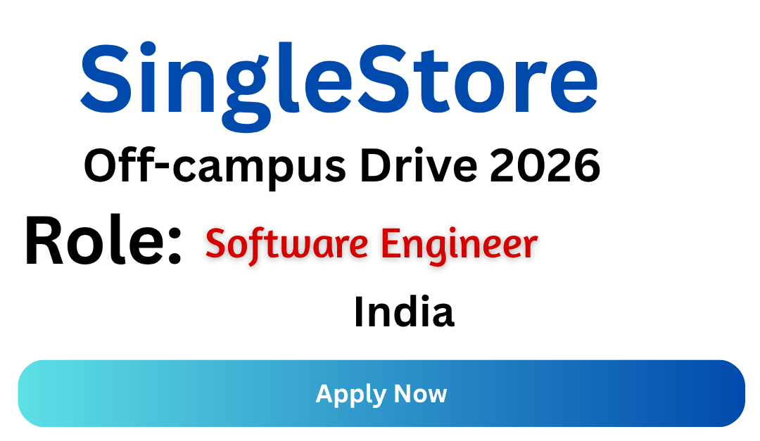 SingleStore Off-campus Drive 2026