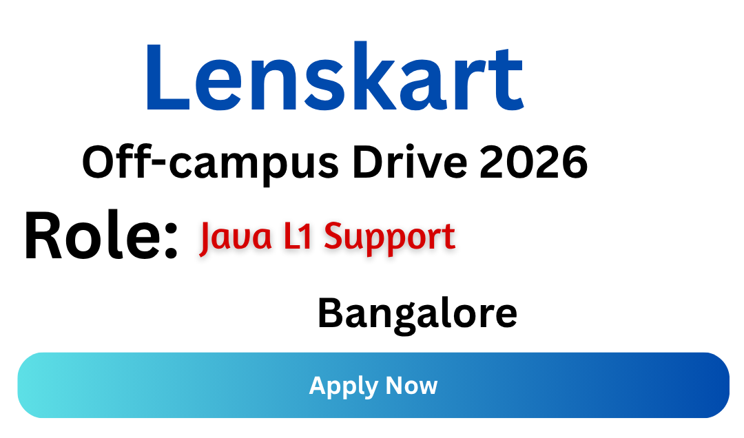 Lenskart Off-campus Drive 2026