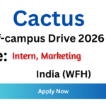 Cactus Off-campus Drive 2026