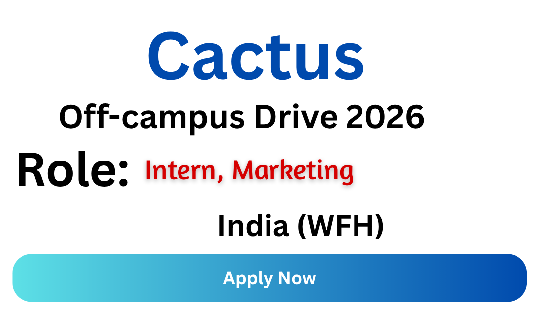 Cactus Off-campus Drive 2026