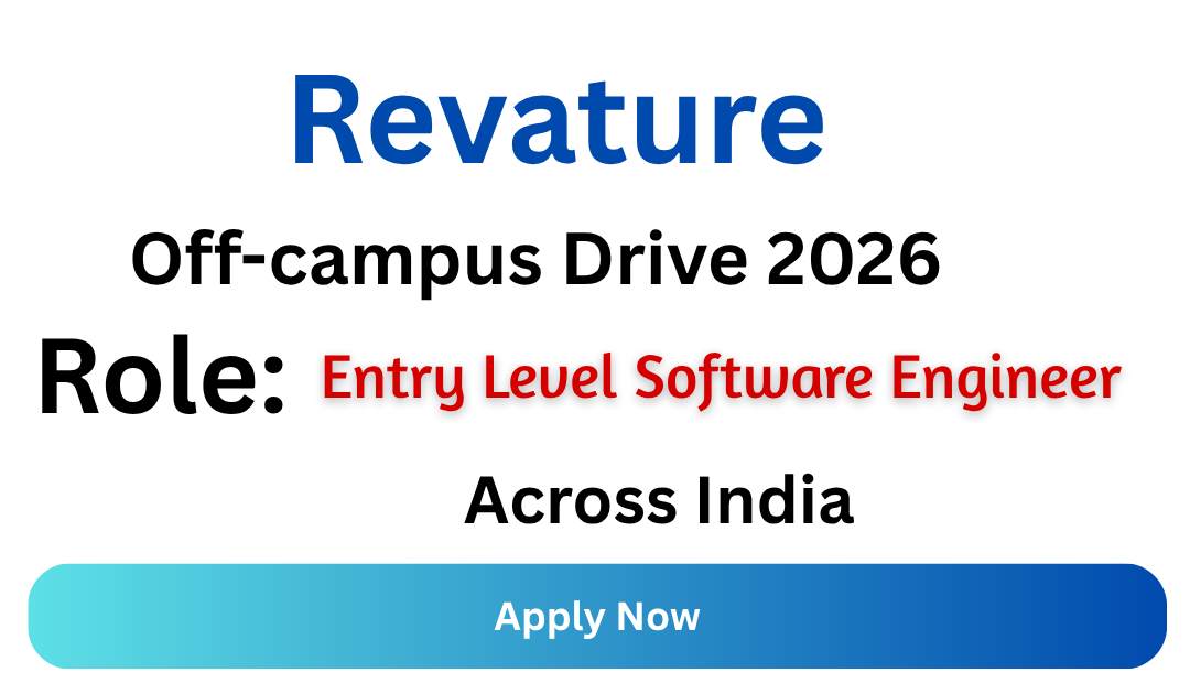 Revature Off-campus Drive 2026
