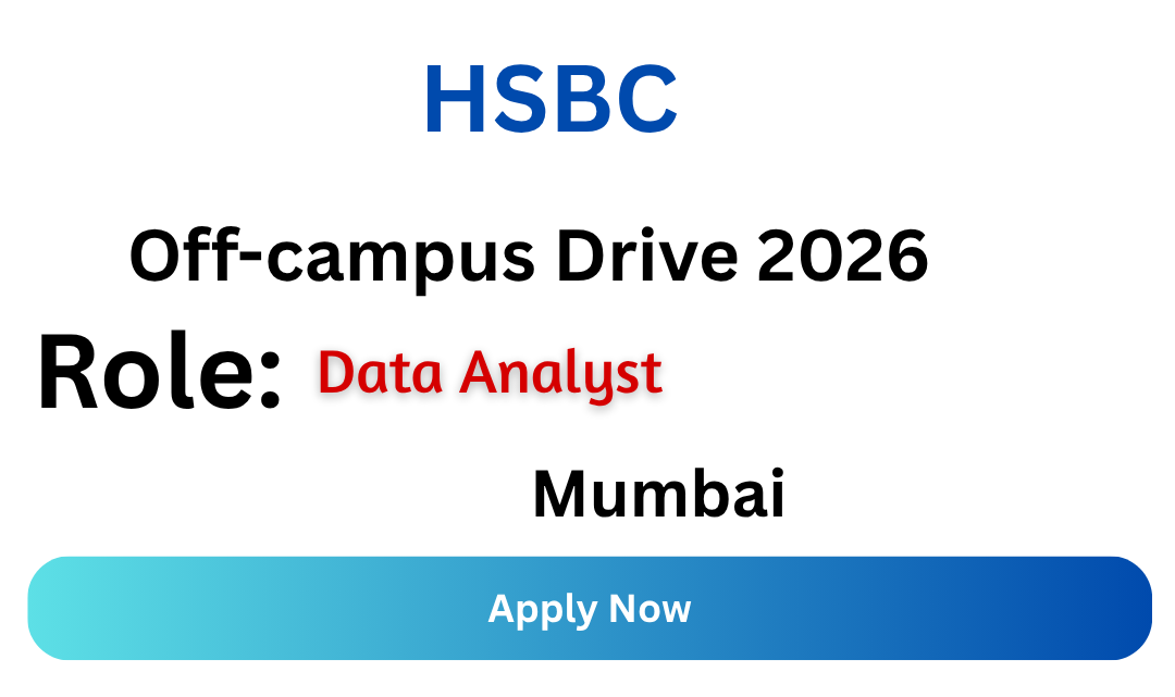HSBC Off-campus Drive 2026
