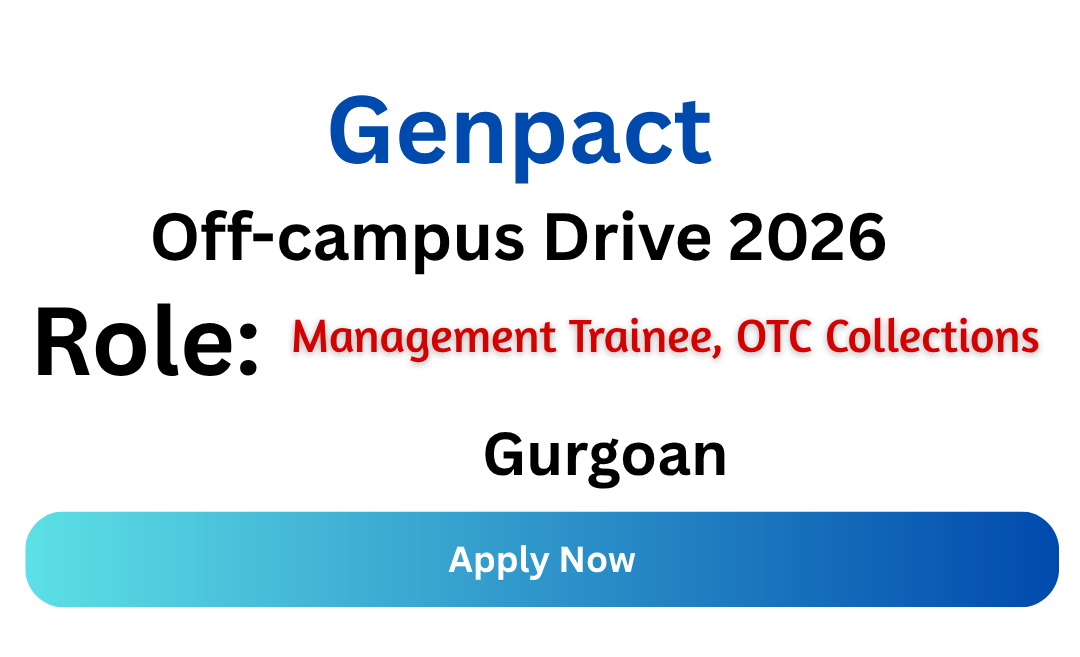 Genpact Off-campus Drive 2026