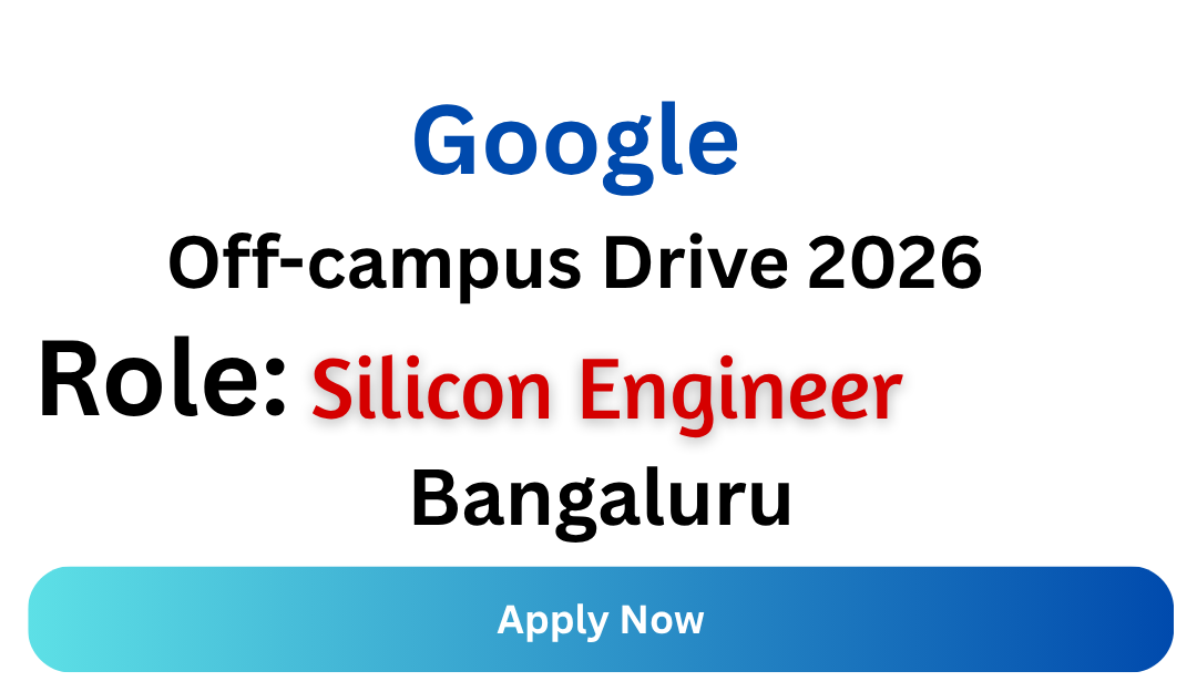 Google Off-campus Drive 2026