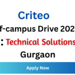 Criteo Off-campus Drive 2026