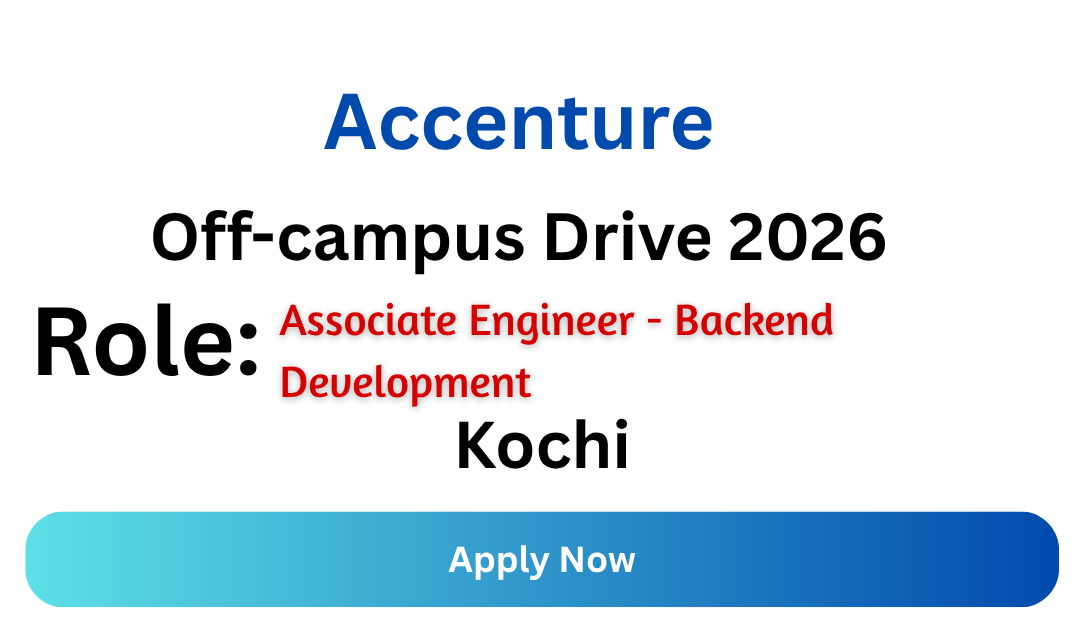 Accenture Off-campus Drive 2026