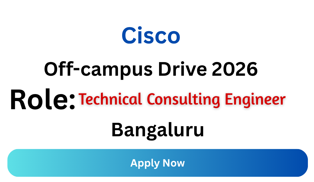 Cisco Off-campus Drive 2026