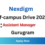 Nexdigm Off-campus Drive 2026