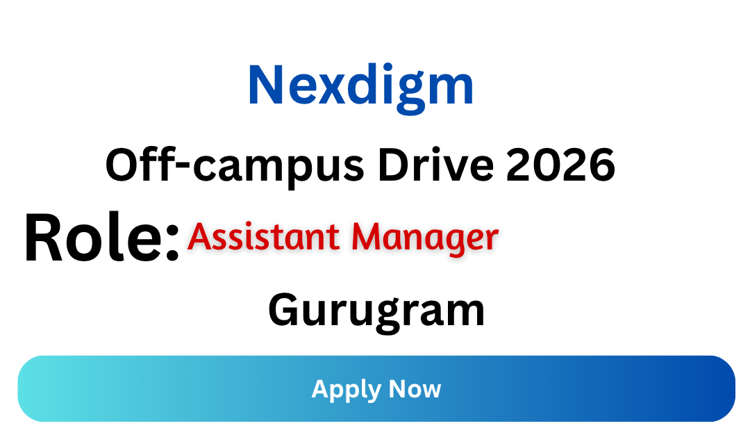 Nexdigm Off-campus Drive 2026