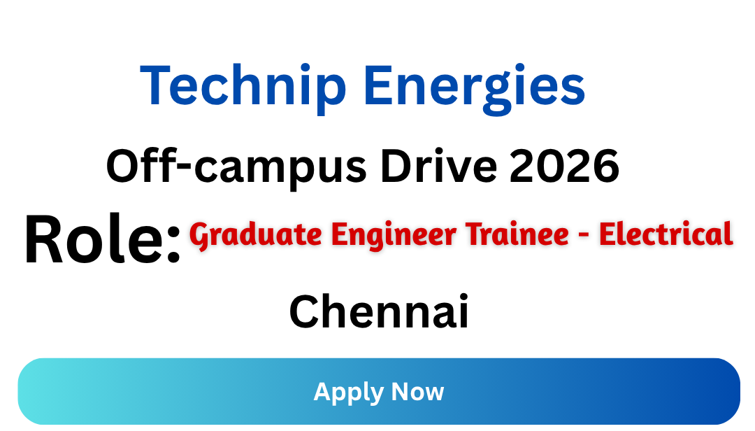 Technip Energies Off-campus Drive 2026