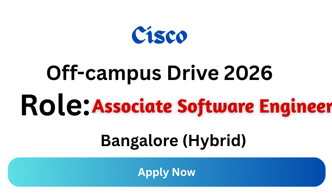 Cisco Off-campus Drive 2026