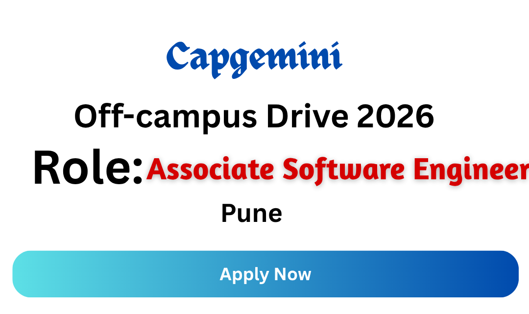 Capgemini Off-campus Drive 2026