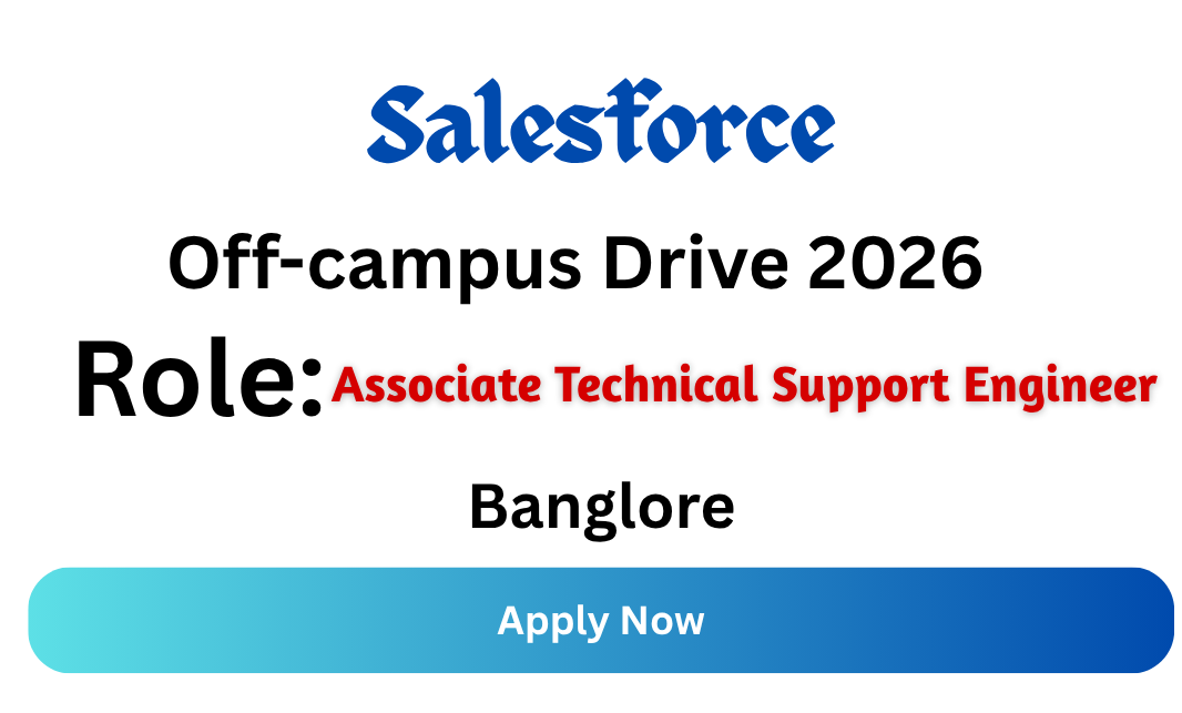 Salesforce Off-campus Drive 2026
