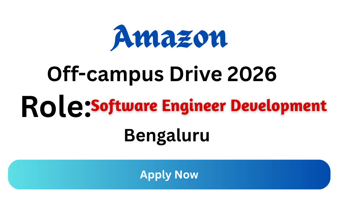 Amazon Off-campus Drive 2026