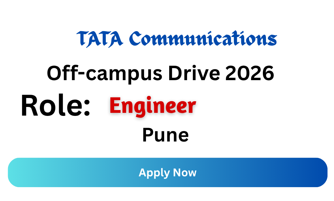 TATA Communications Off-campus Drive 2026