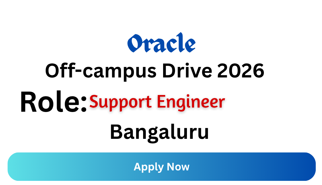 Oracle Off-campus Drive 2026