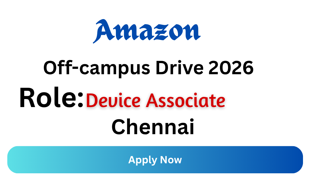 Amazon Off-campus Drive 2026