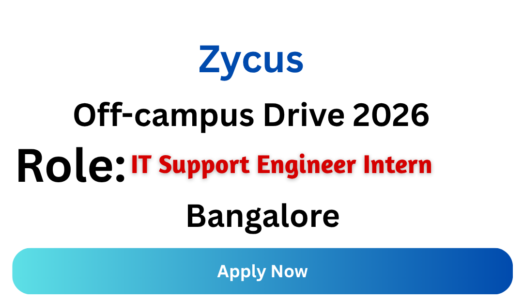 Zycus Off-campus Drive 2026