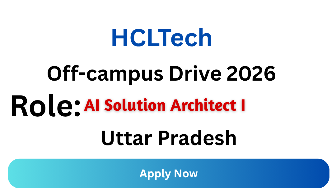 HCLTech Off-campus Drive 2026
