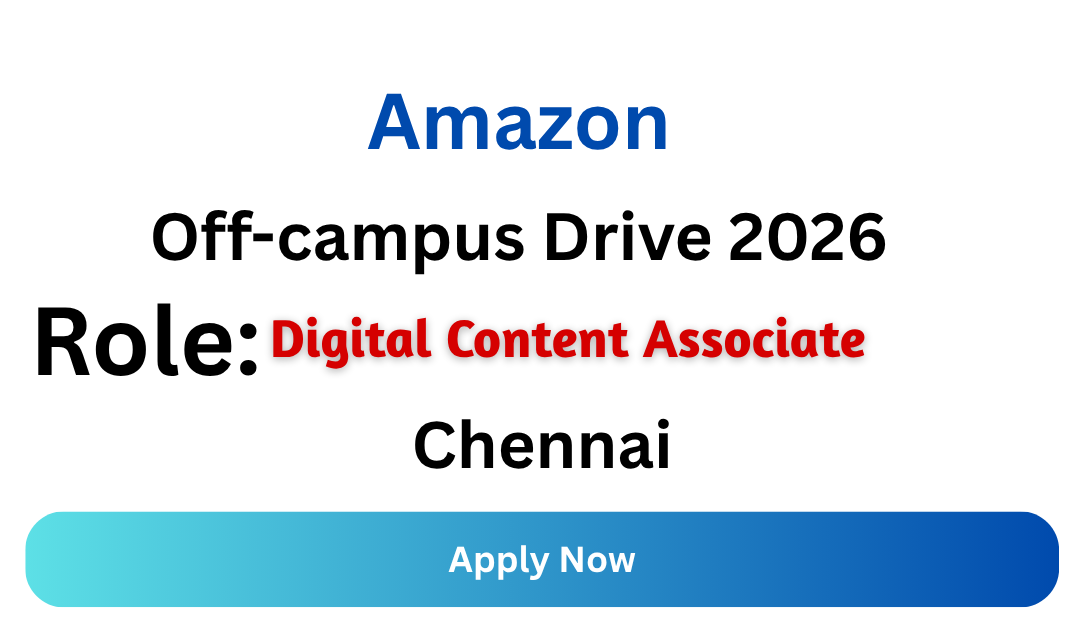 Amazon Off-campus Drive 2026