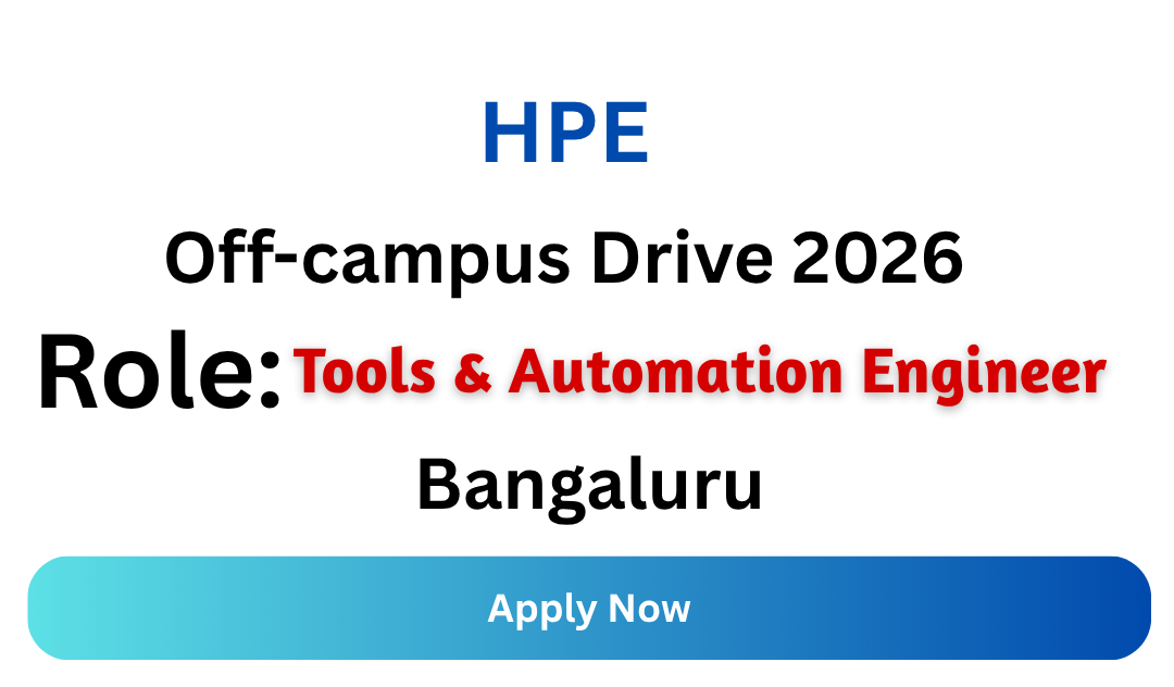HPE Off-campus Drive 2026