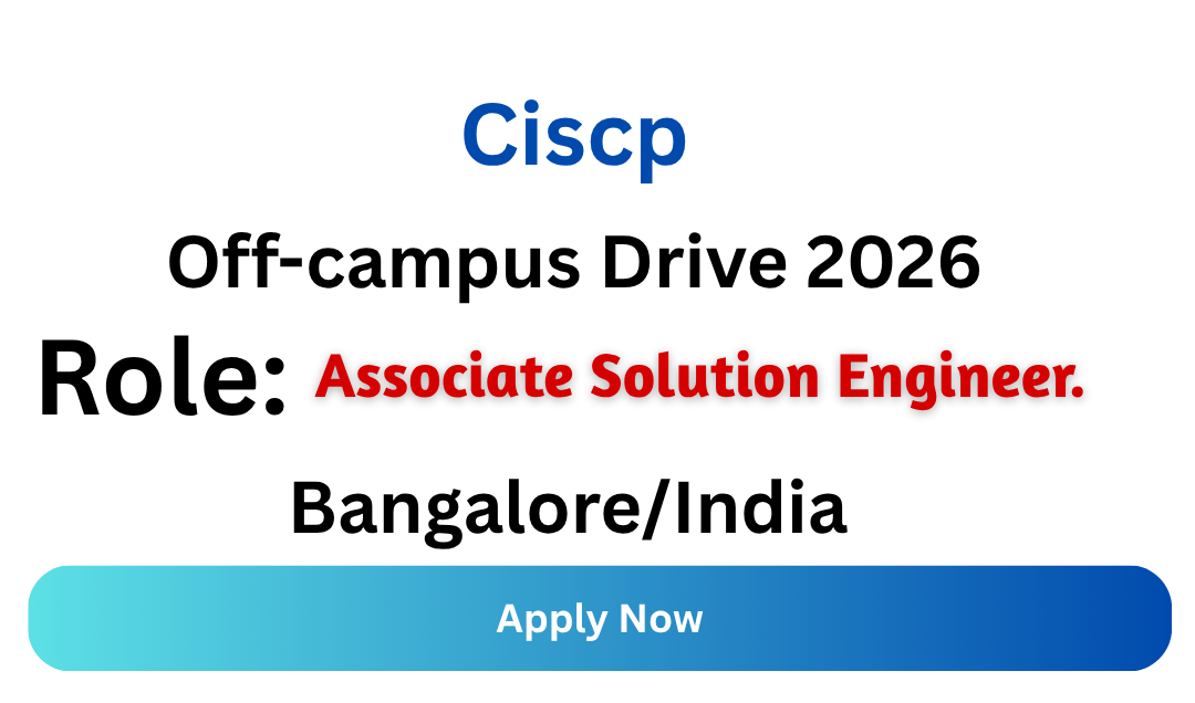Cisco Off-campus Drive 2026