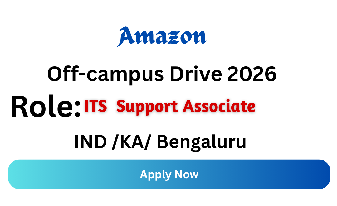 Amazon Off-campus Drive 2026