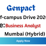 Genpact Off-campus Drive 2026