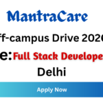 MantraCare Off-campus Drive 2026
