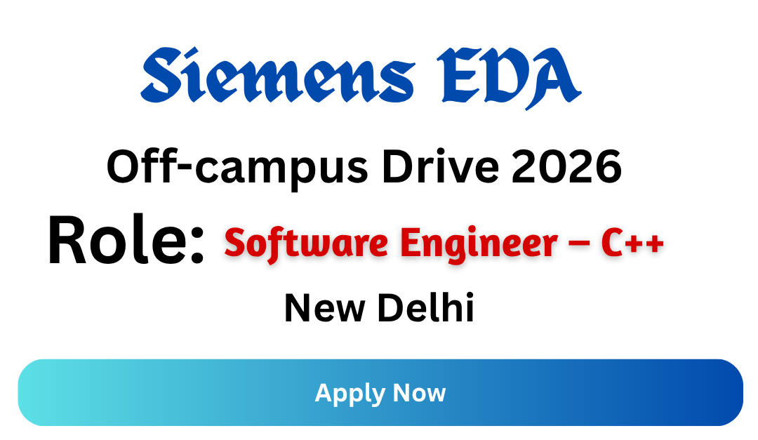 Siemens EDA Off-campus Drive 2026
