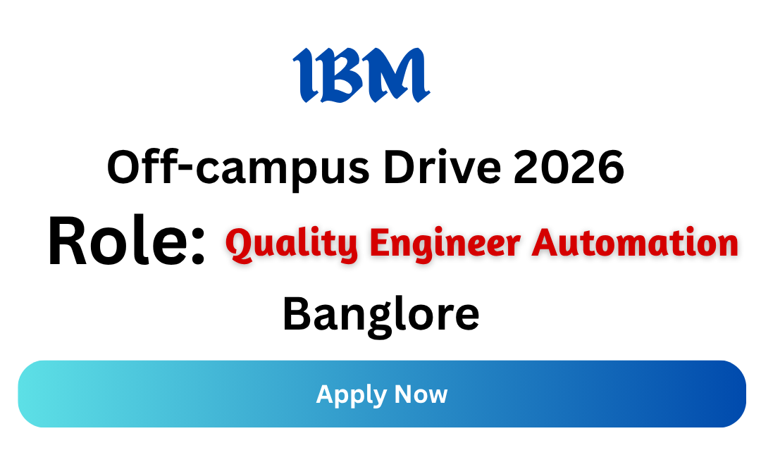 IBM Off-campus Drive 2026